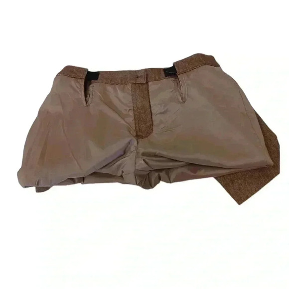 L.L. Bean Classic Fit  Brown Ankle Lined Pants Trousers Size 10P - Picture 7 of 10